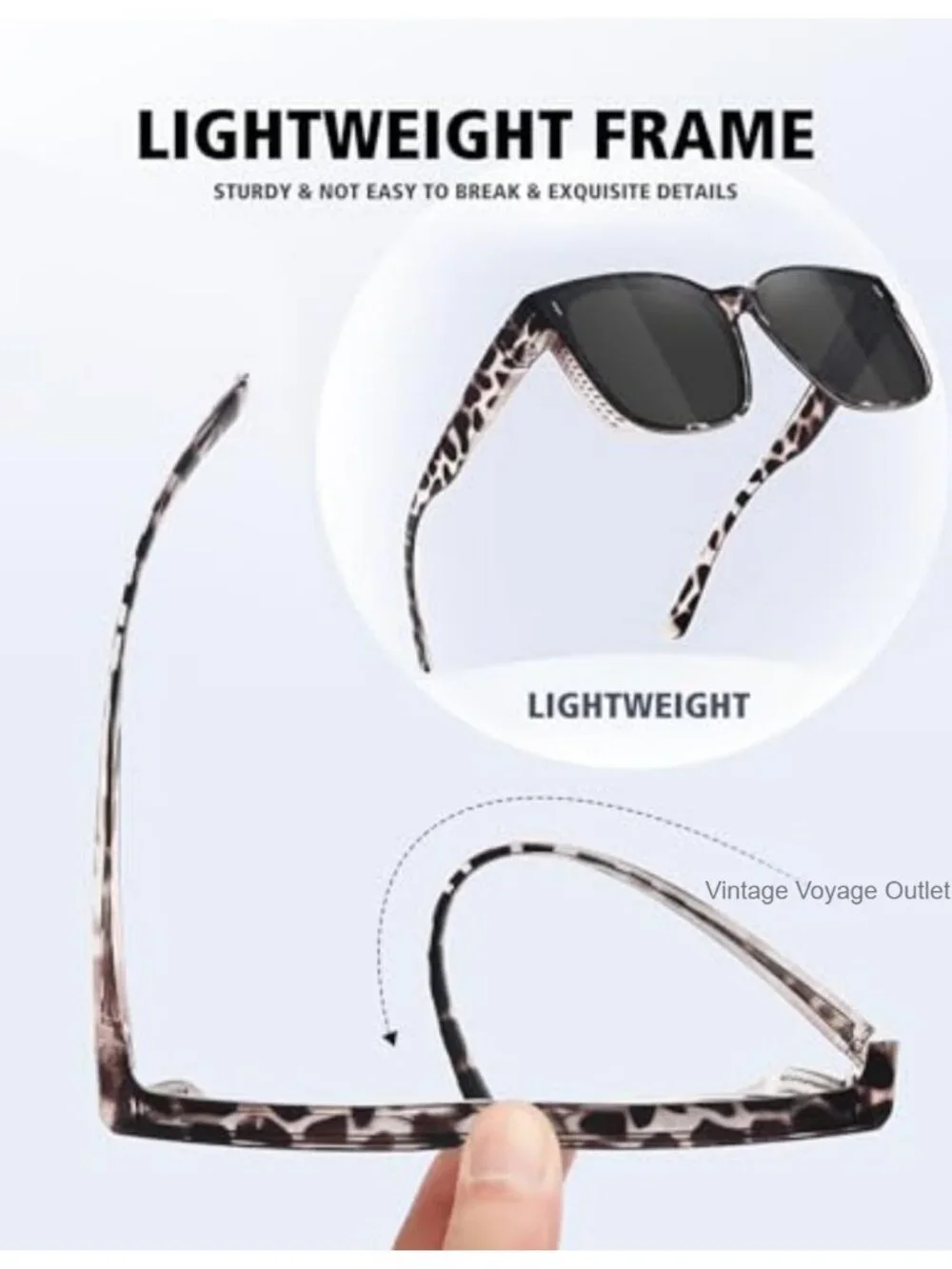 Women's Square Polarized Fit Over Glasses Sunglasses UV400 Oversized Large